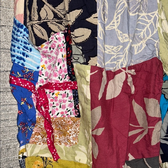 Patchwork Bohemian Women's Pants - Picture 3 of 8